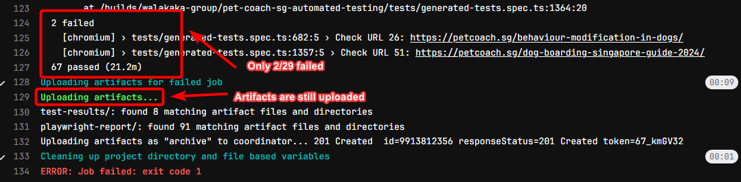 inspect test job 2