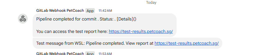 test notification